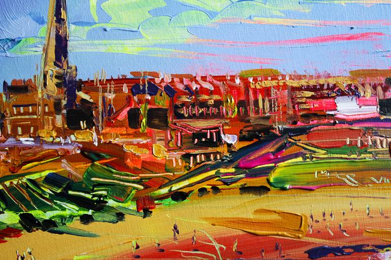 Original Expressionism Landscape Painting by Eraclis Aristidou