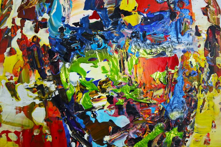 Original Abstract Women Painting by Eraclis Aristidou