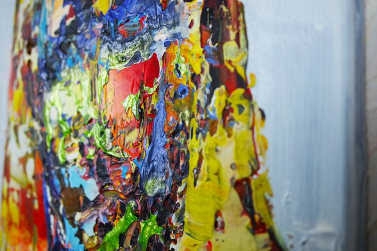 Original Abstract Women Painting by Eraclis Aristidou