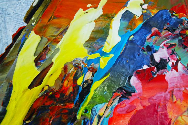 Original Abstract Women Painting by Eraclis Aristidou
