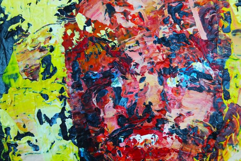 Original Abstract Expressionism Abstract Painting by Eraclis Aristidou