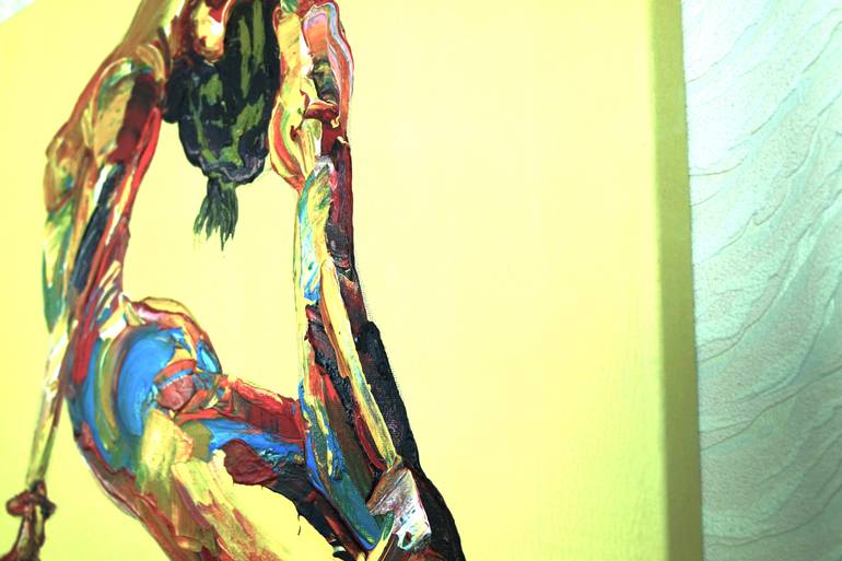 Original Contemporary Nude Painting by Eraclis Aristidou