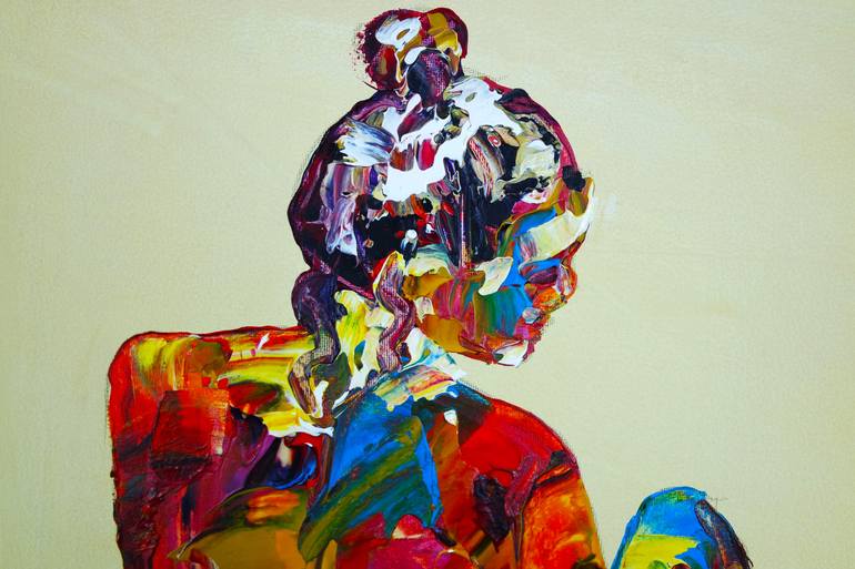 Original Figurative Erotic Painting by Eraclis Aristidou