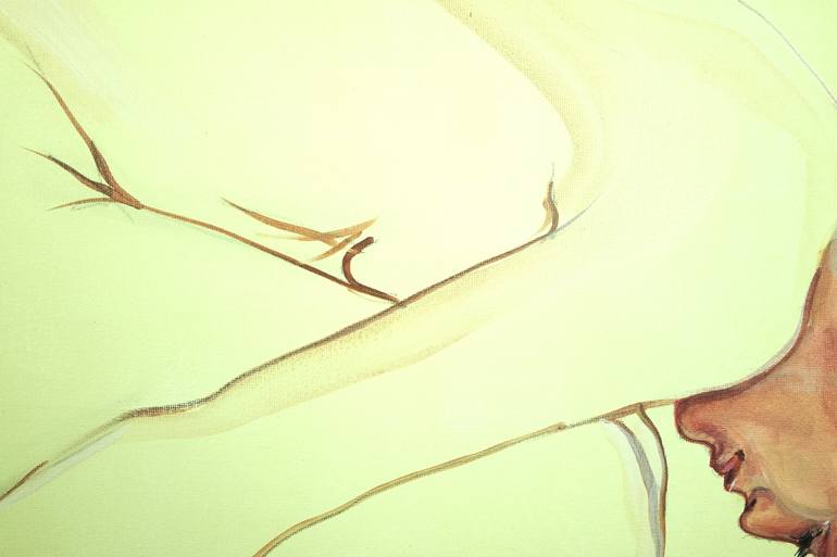 Original Contemporary Nude Painting by Eraclis Aristidou