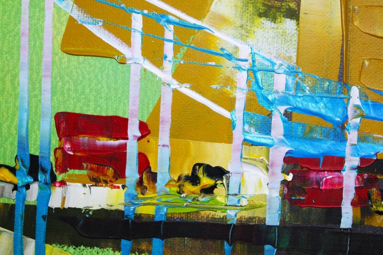 Original Modernism Cities Painting by Eraclis Aristidou