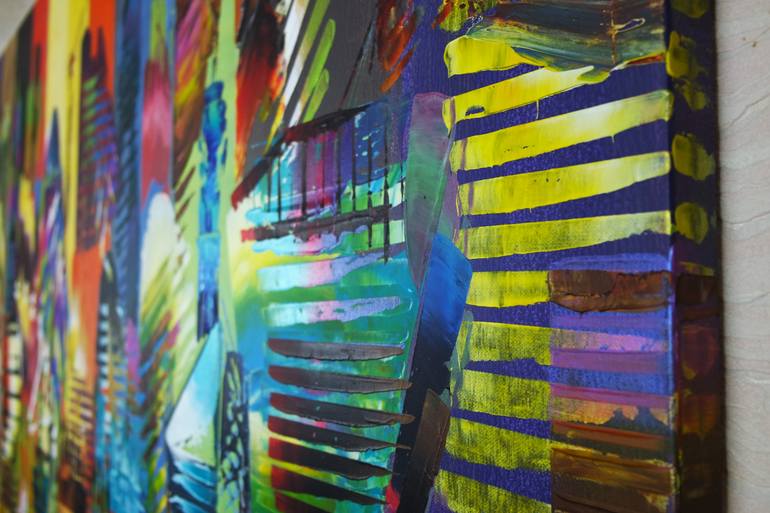 Original Modernism Cities Painting by Eraclis Aristidou