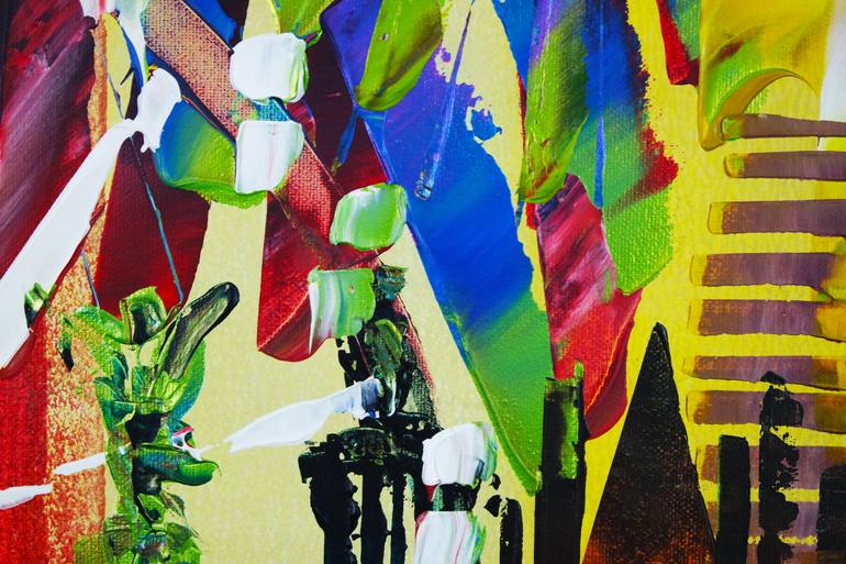 Original Modernism Cities Painting by Eraclis Aristidou