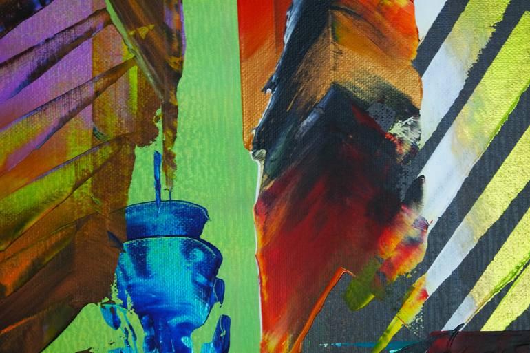 Original Modernism Cities Painting by Eraclis Aristidou