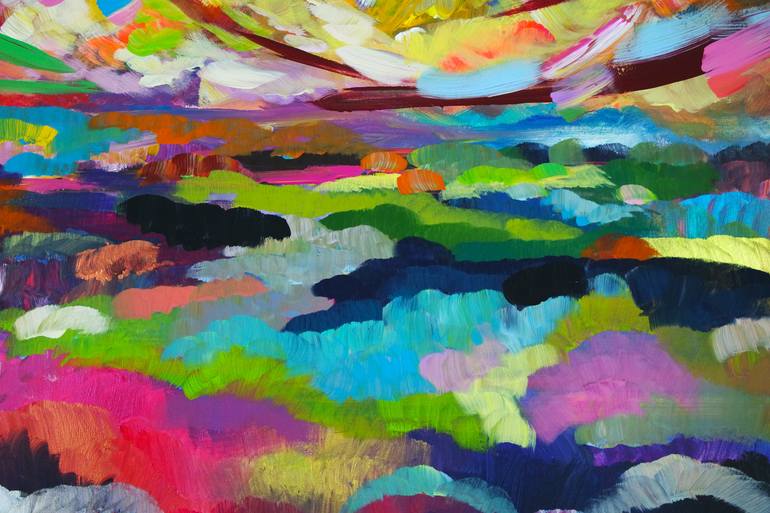 Original Contemporary Landscape Painting by Eraclis Aristidou