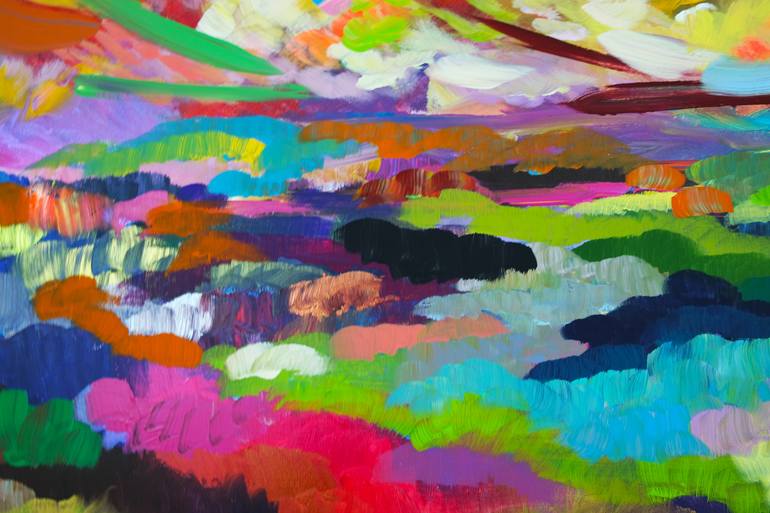 Original Contemporary Landscape Painting by Eraclis Aristidou