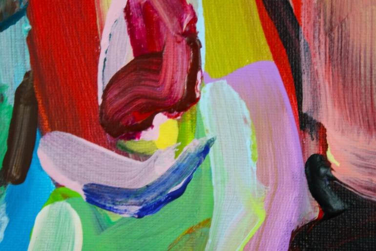 Original Abstract Expressionism Nude Painting by Eraclis Aristidou