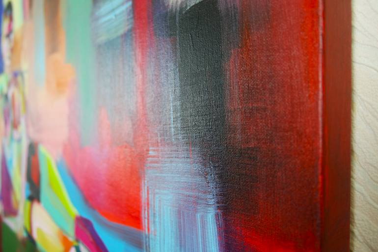 Original Abstract Expressionism Nude Painting by Eraclis Aristidou