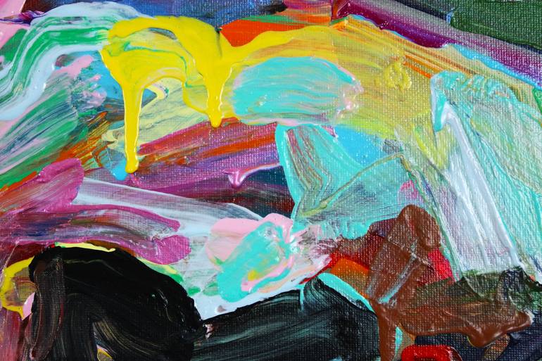 Original Abstract Expressionism Nude Painting by Eraclis Aristidou