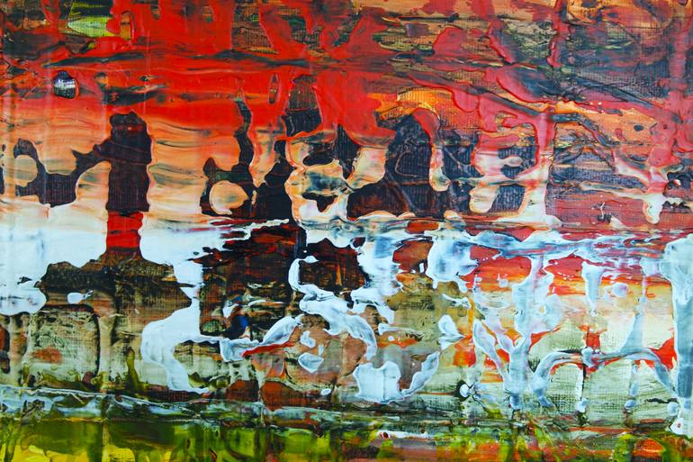 Original Abstract Expressionism Abstract Mixed Media by Eraclis Aristidou