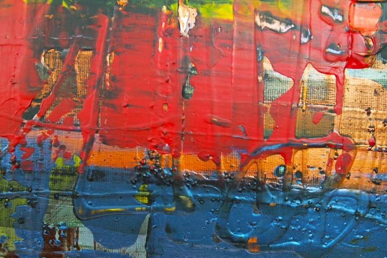 Original Abstract Expressionism Abstract Mixed Media by Eraclis Aristidou