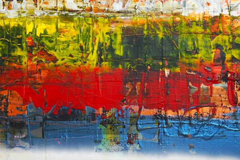Original Abstract Expressionism Abstract Mixed Media by Eraclis Aristidou
