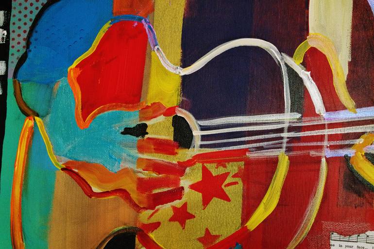 Original Abstract Music Painting by Eraclis Aristidou