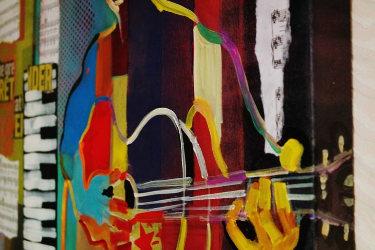 Original Abstract Music Painting by Eraclis Aristidou