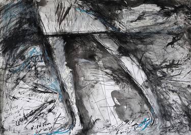 Original Abstract Expressionism Abstract Drawings by Valentina Grigorova