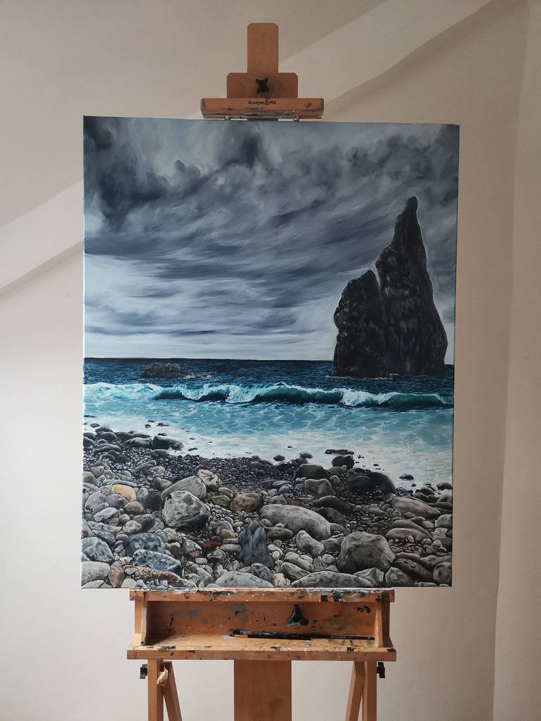 Original Fine Art Seascape Painting by Sophie Adair