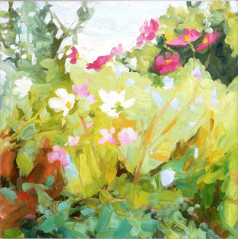 Late Summer Flowers Painting by Julia Sutliff | Saatchi Art