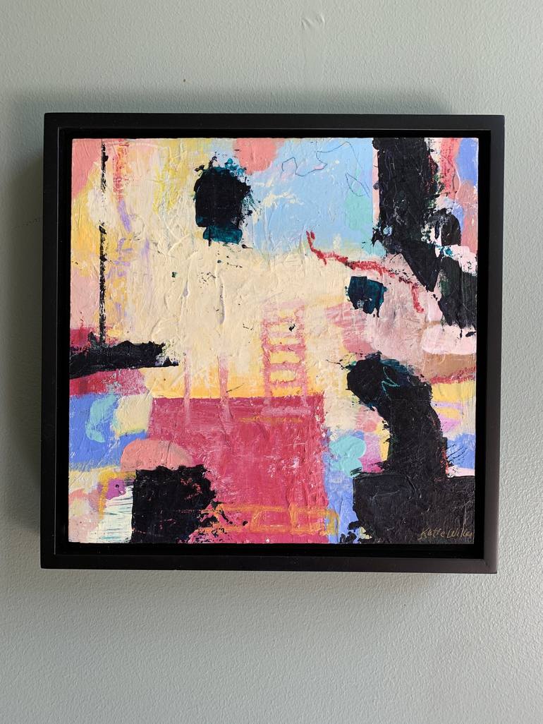 Original Abstract Expressionism Abstract Painting by Katie Willes