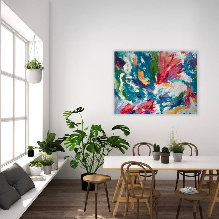 Original Abstract Painting by Katie Willes