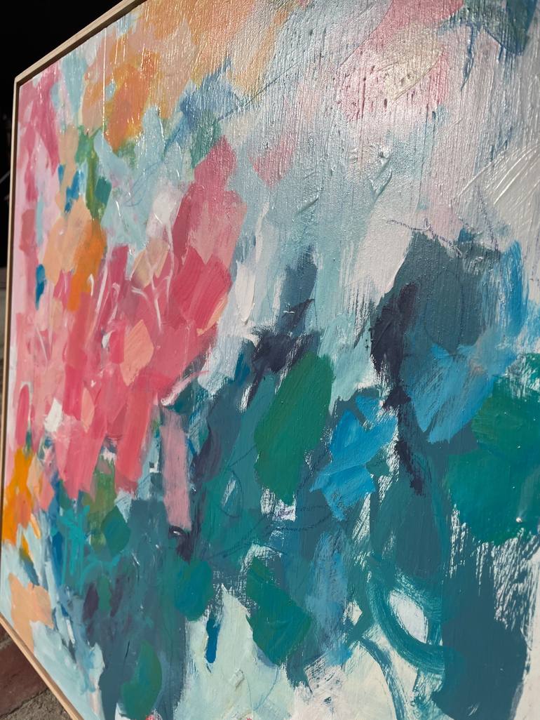 Original Abstract Expressionism Abstract Painting by Katie Willes