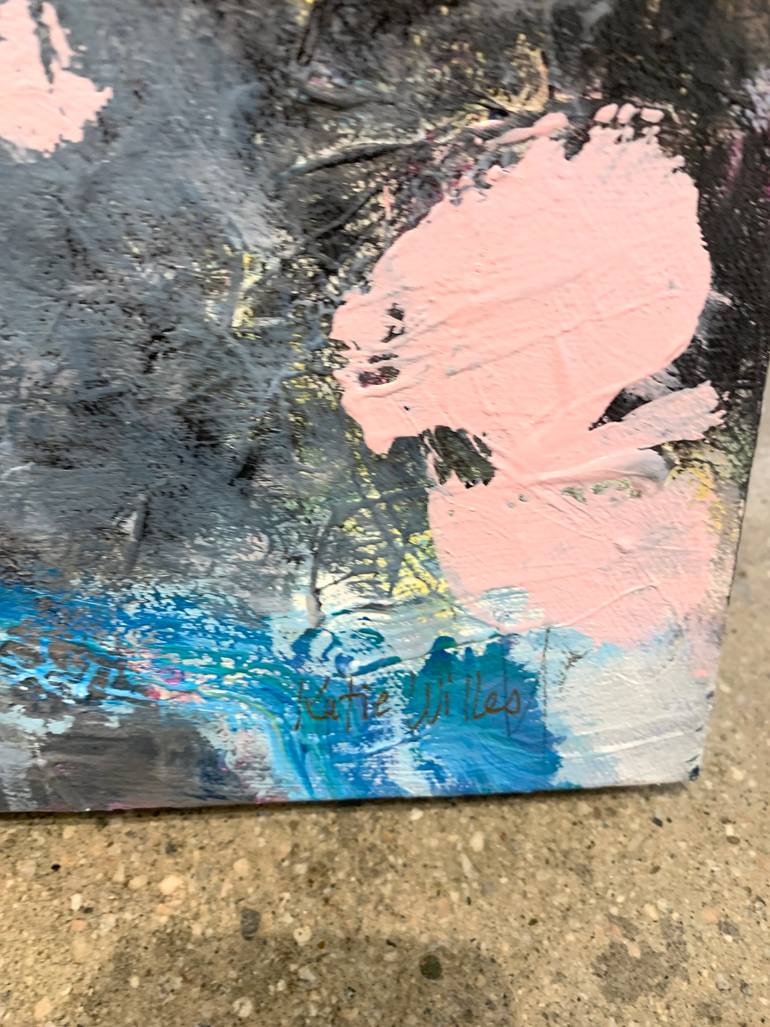 Original Abstract Expressionism Abstract Painting by Katie Willes