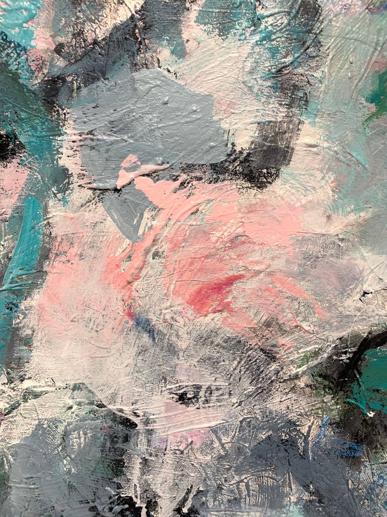 Original Abstract Expressionism Abstract Painting by Katie Willes
