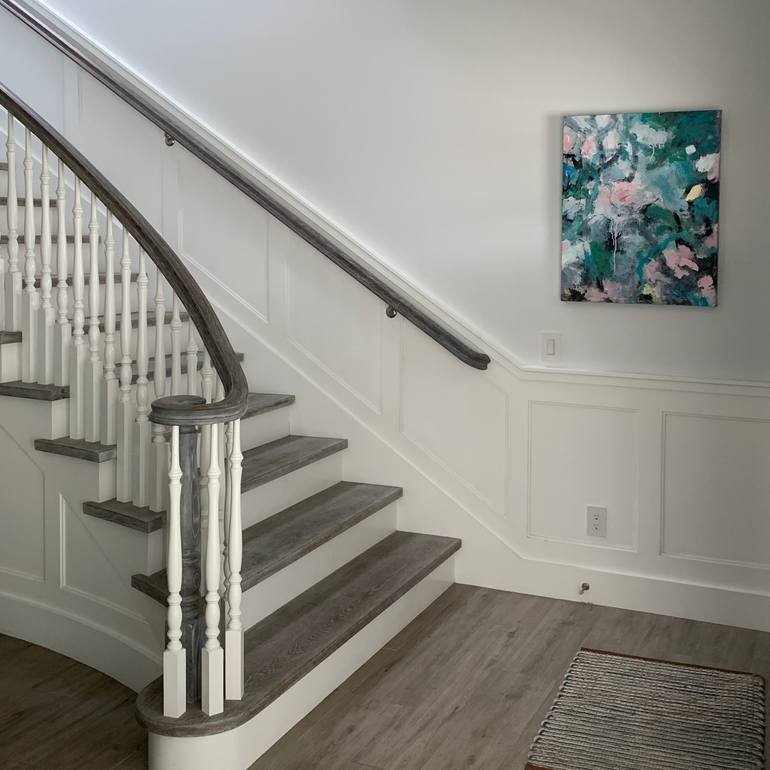 Original Abstract Expressionism Abstract Painting by Katie Willes