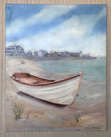 Original Fine Art Boat Paintings by Paul Nemiroff