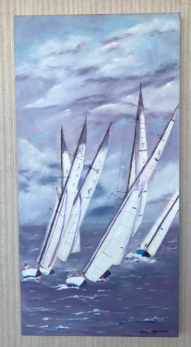 Original Boat Paintings by Paul Nemiroff