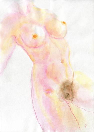 Print of Figurative Nude Paintings by Taisiia Yaroshenko