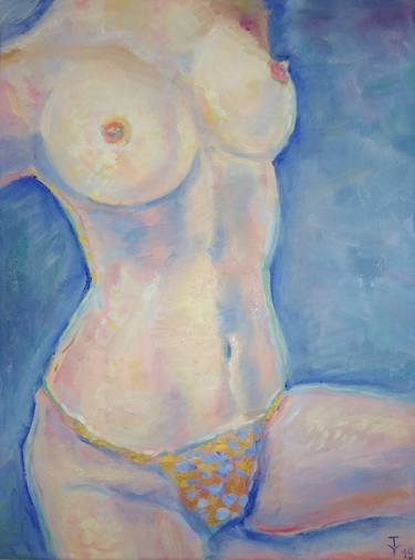 Print of Impressionism Nude Paintings by Taisiia Yaroshenko