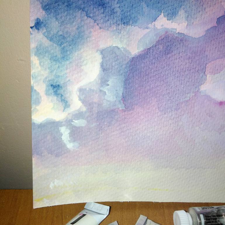 Original Abstract Nature Painting by Taisiia Yaroshenko