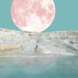 Full Moon Over Pamukkale by Allison Bagg