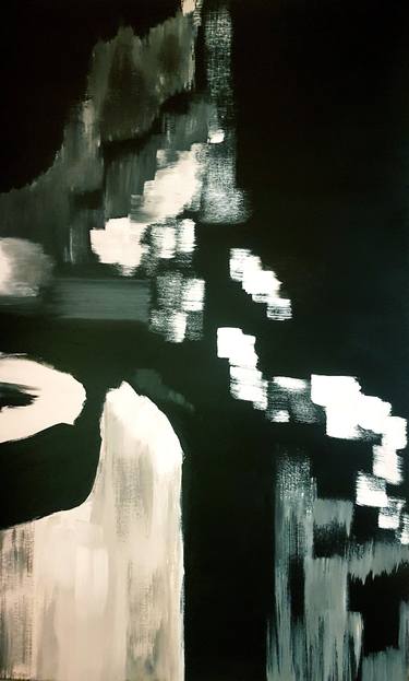 Black and White! Abstract painting! thumb