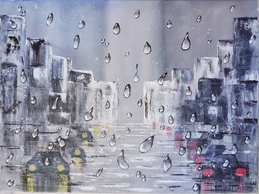 Print of Abstract Cities Paintings by Joli's Paintings