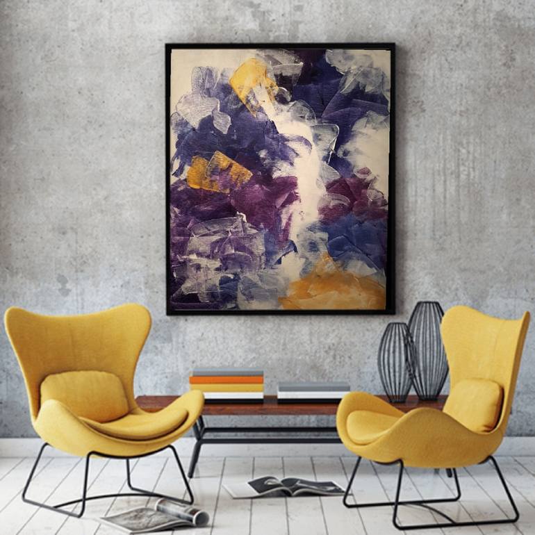 Original Abstract Expressionism Abstract Painting by Joli'S Paintings