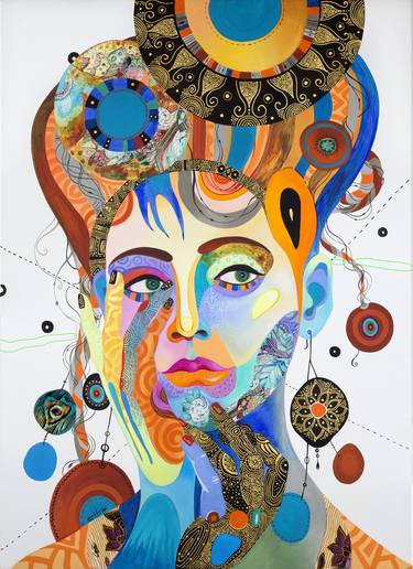 Print of Pop Art Portrait Paintings by Silvia Pavlova