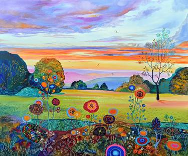 Print of Fine Art Landscape Paintings by Silvia Pavlova