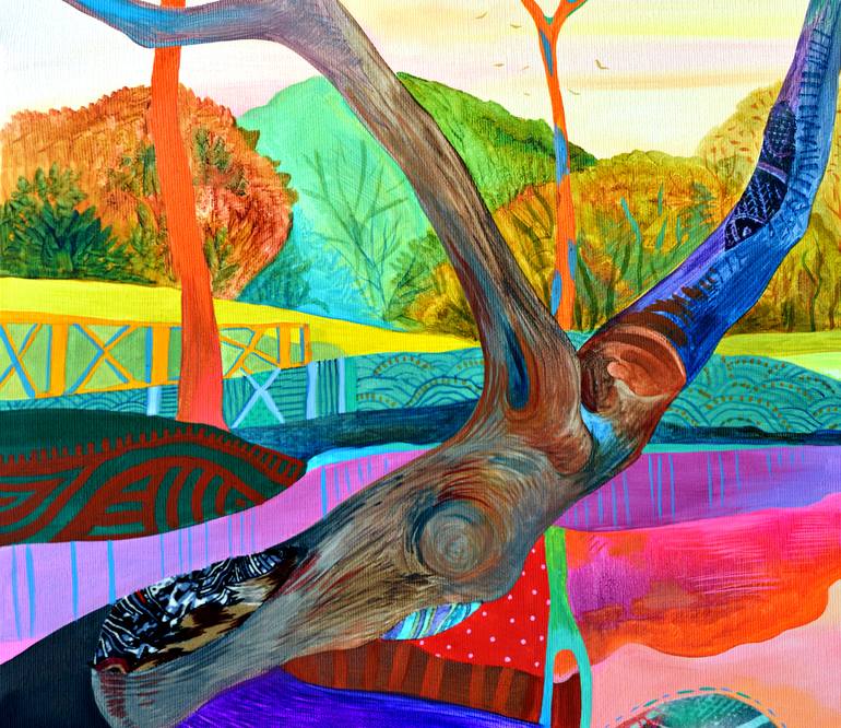 Original Contemporary Nature Painting by Silvia Pavlova