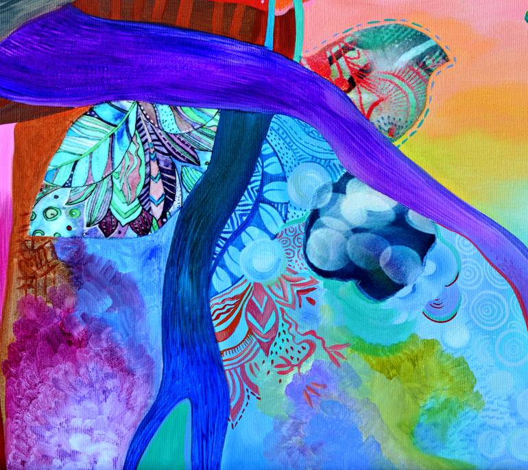 Original Contemporary Nature Painting by Silvia Pavlova