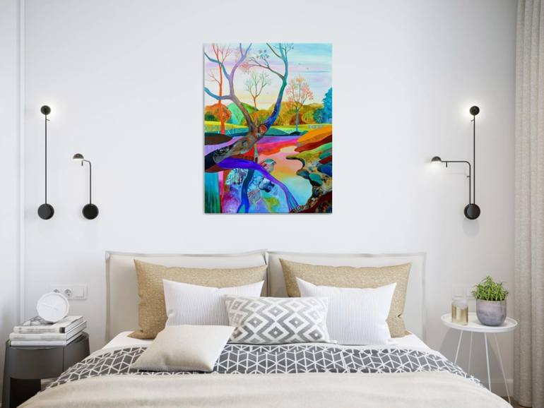 Original Contemporary Nature Painting by Silvia Pavlova
