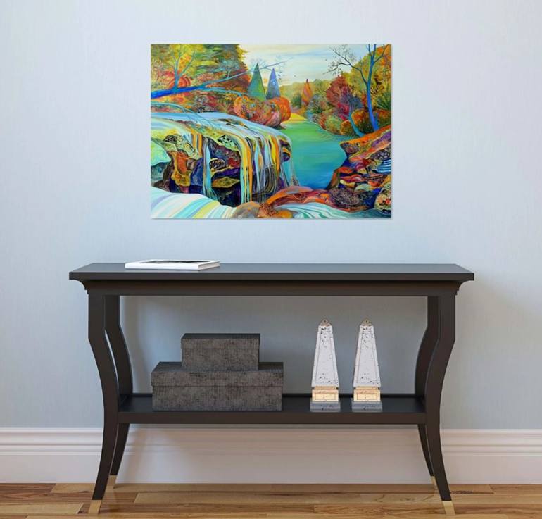 Original Impressionism Landscape Painting by Silvia Pavlova
