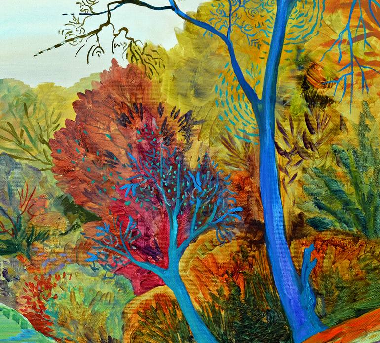 Original Impressionism Landscape Painting by Silvia Pavlova