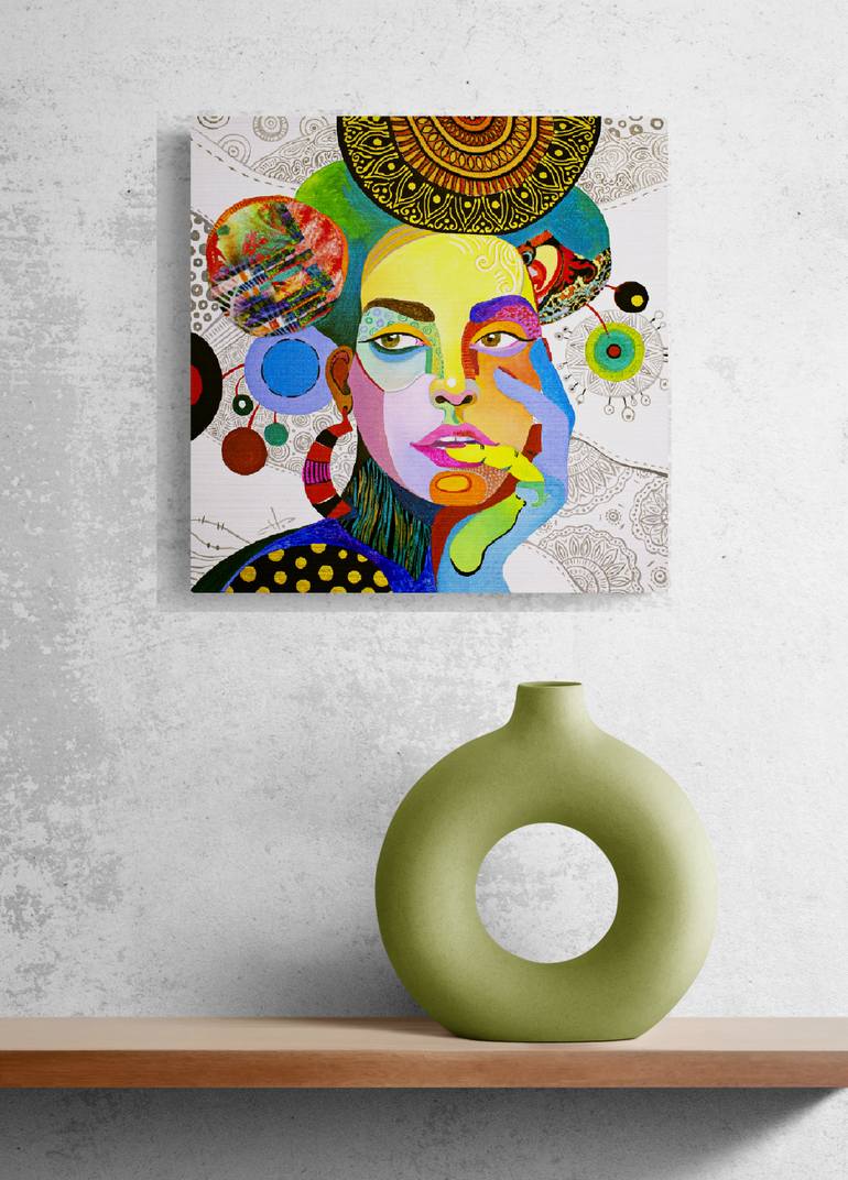 Original Portraiture Women Painting by Silvia Pavlova