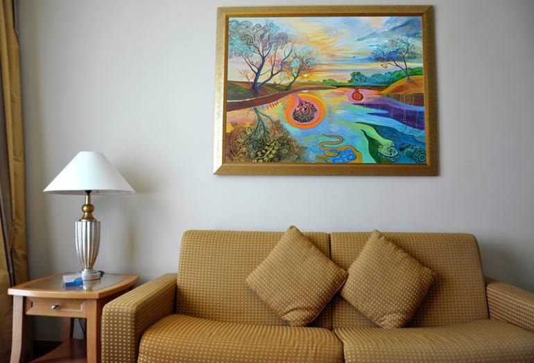 Original Fine Art Landscape Painting by Silvia Pavlova