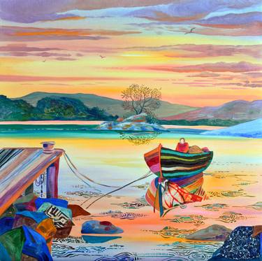 Print of Realism Seascape Paintings by Silvia Pavlova
